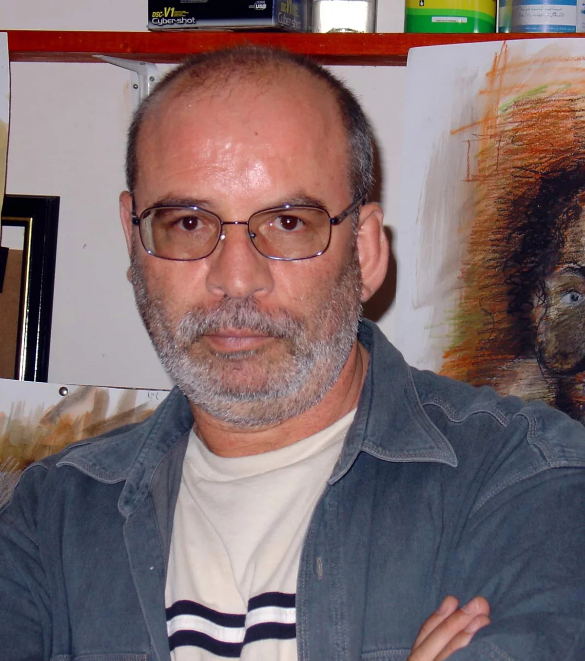 Photo portrait de l'artiste vue de face